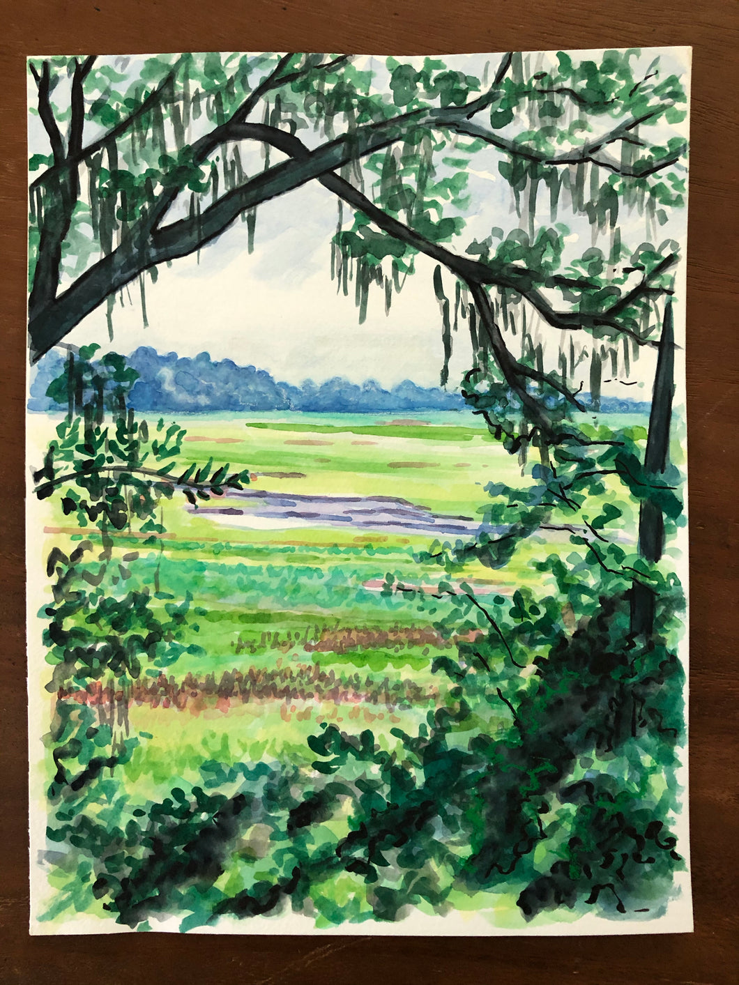 Looking Towards Charles Town Landing from Higgins Pier Park