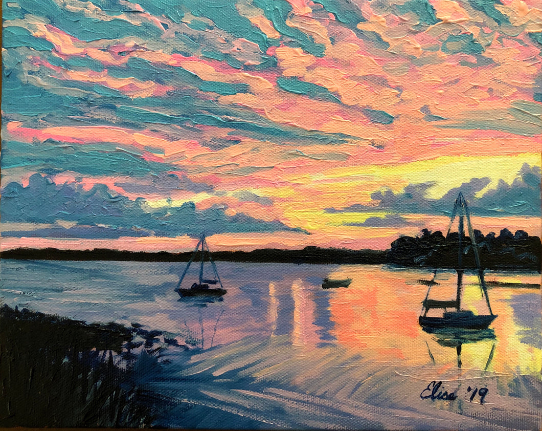 Pink Sky at Night