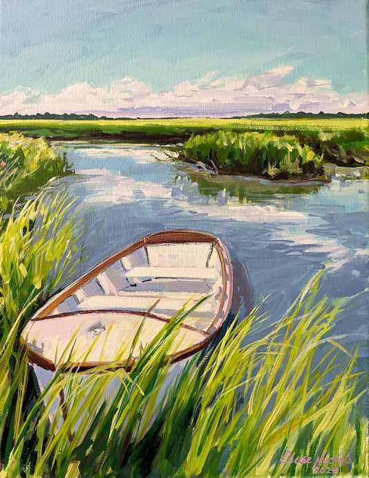 Dinghy in the Marsh