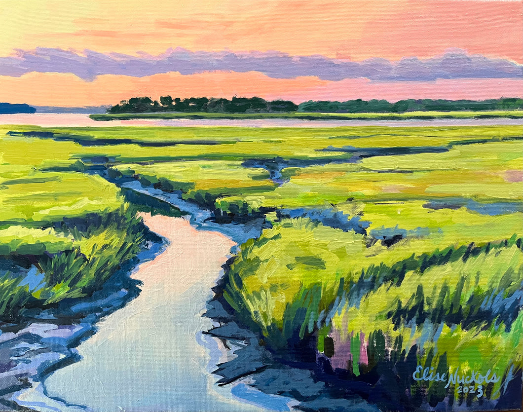 Summer Marsh Sunset
