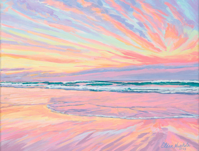 Pink Beach Sunset