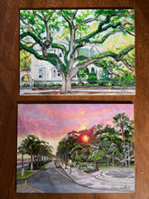 Sunset Over White Point Gardens