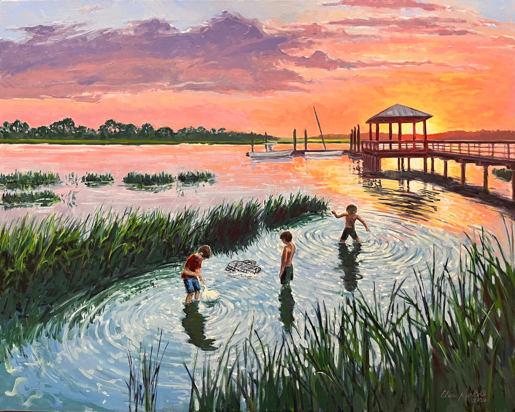 Playing in the River