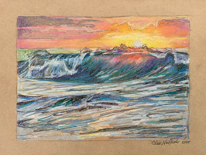 Backlit Wave Study