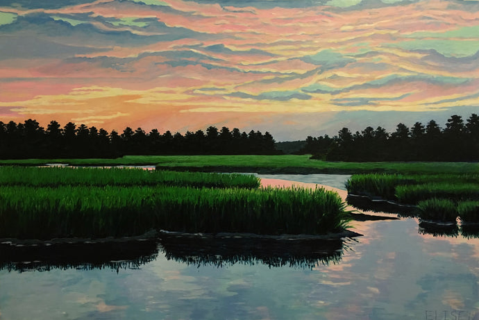 Sunset on Log Bridge Creek