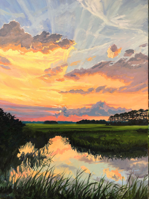 Reflecting the Sunset