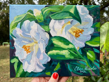 White Camellia Pair